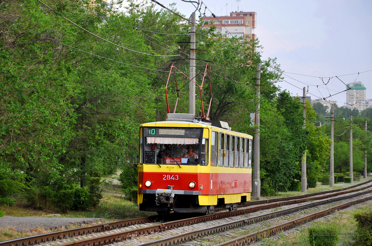 Волгоград, Tatra T6B5SU № 2843