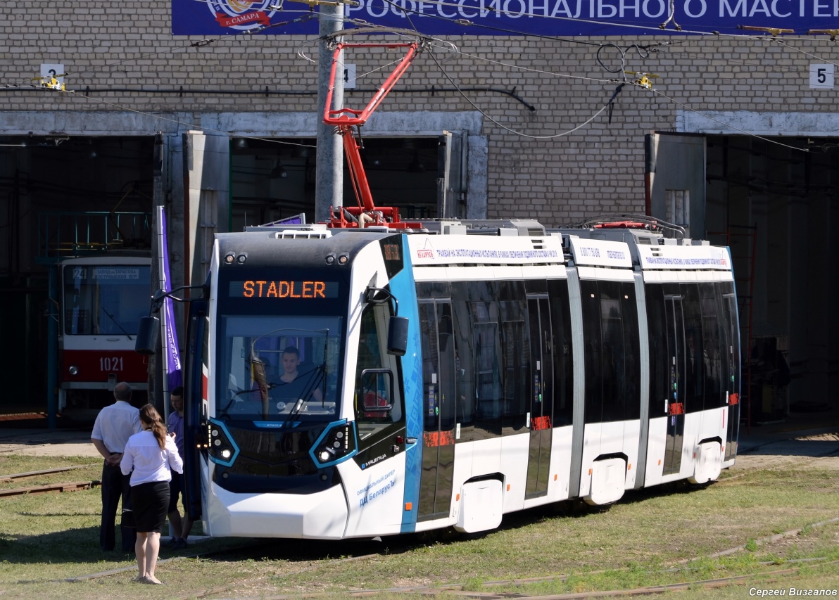Самара, Stadler B85300М «Метелица» № 1221; Самара — XV Всероссийский конкурс профессионального мастерства водителей трамваев (17-19 июня 2015 г.); Самара — Северное трамвайное депо