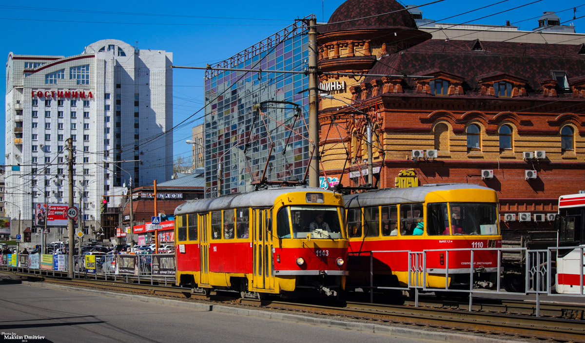 Барнаул, Tatra T3SU № 1143; Барнаул, Tatra T3SU № 1110
