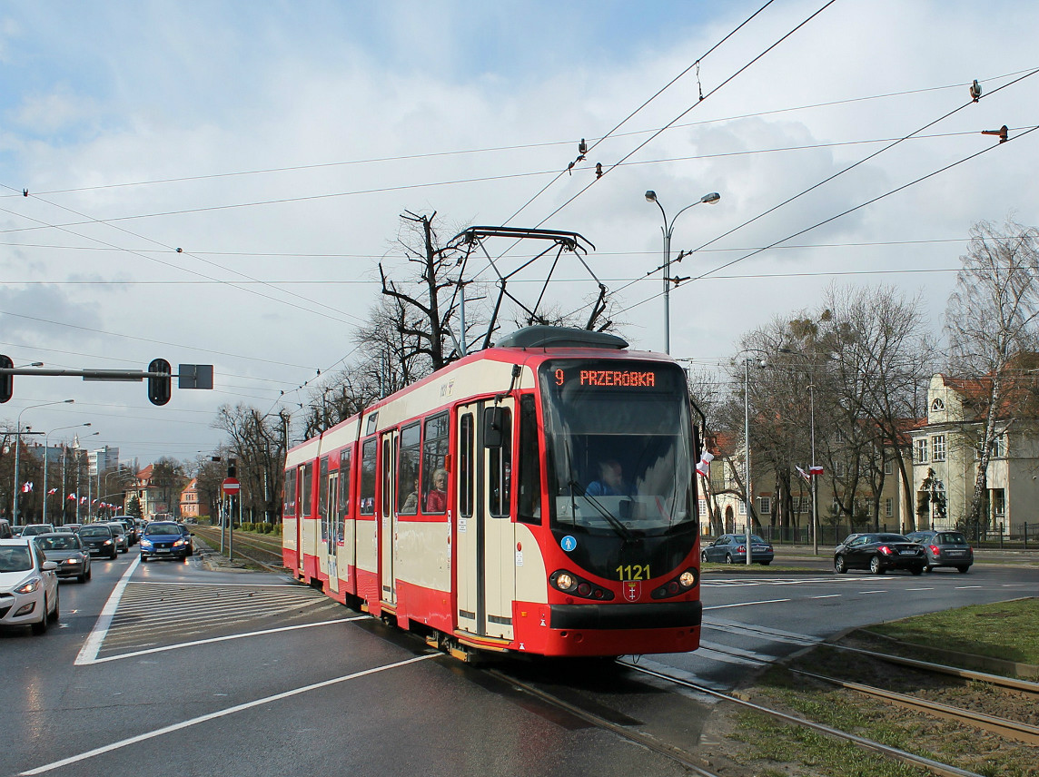 Гданьск, Duewag N8C-MF 01 № 1121