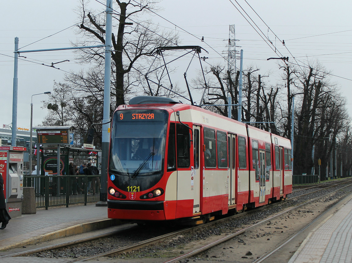 Гданьск, Duewag N8C-MF 01 № 1121