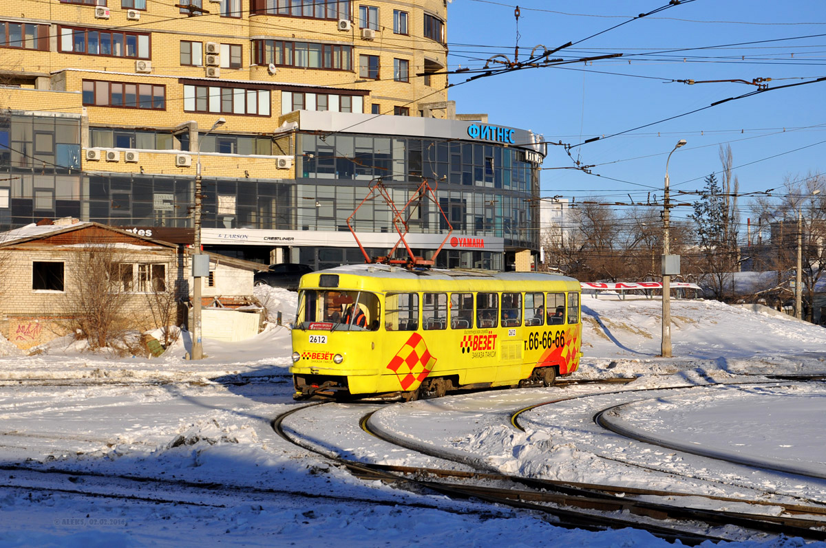 Volgograd, Tatra T3SU (2-door) № 2612 Volgograd, Tatra T3SU (2-door) № 2612