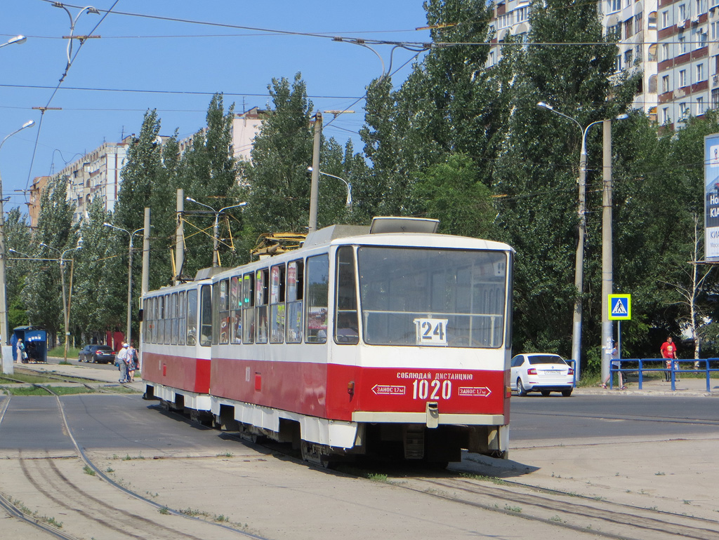 Самара, Tatra T6B5SU № 1020
