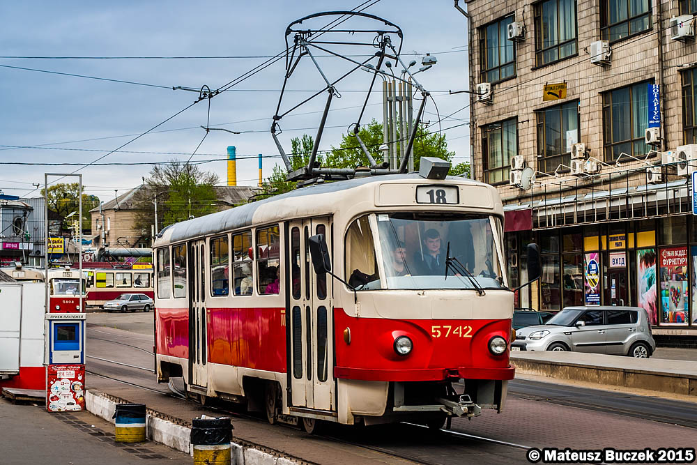 Киев, Tatra T3SU № 5742