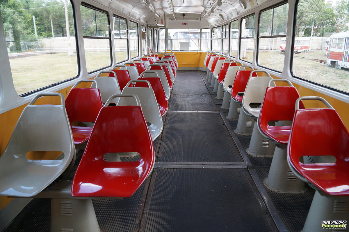 Samara, Tatra T3SU (2-door) № 1099; Samara — 15th Russian tram drivers' experience tournament at June 17-19, 2015; Samara — Severnoye tramway depot