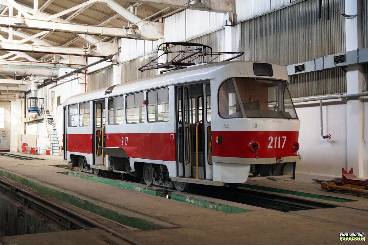 Самара, Tatra T3SU № 2117; Самара — Северное трамвайное депо