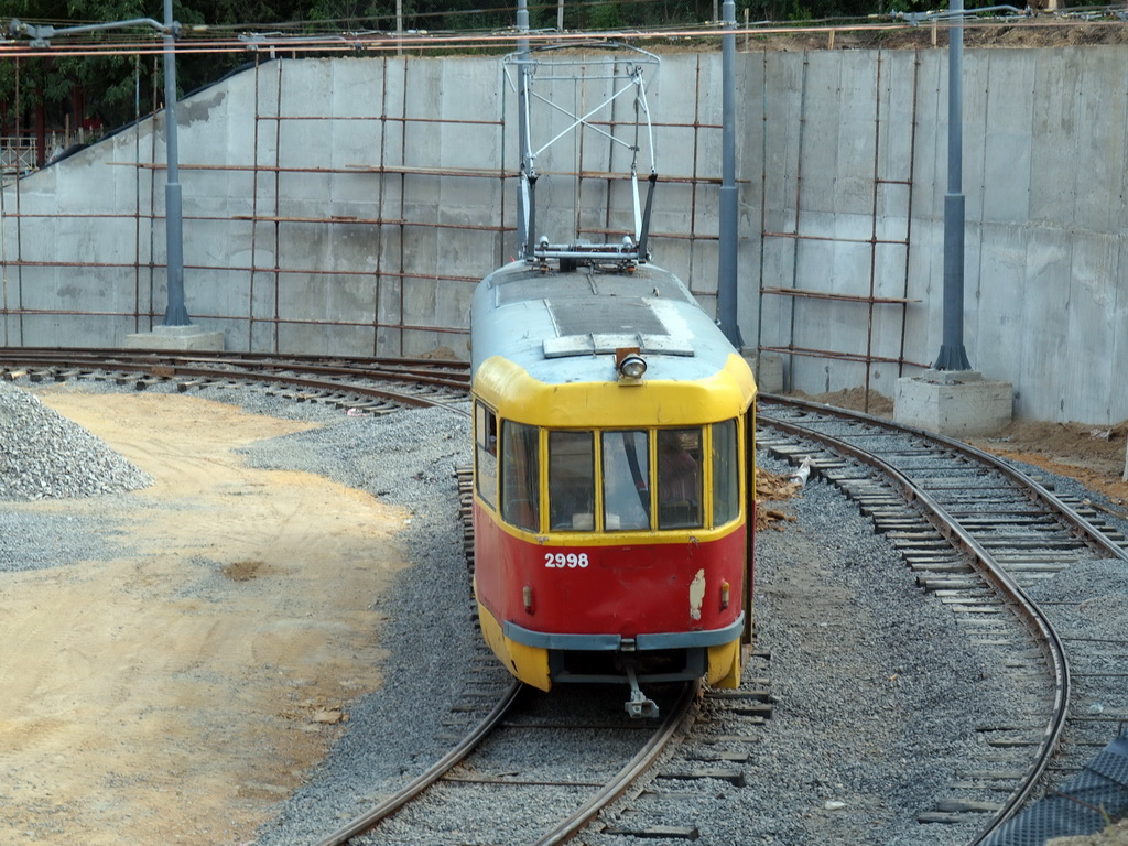 Odesa, Tatra T3SU # 2998; Odesa — 2015: Construction of a new Arkadiia tramway loop