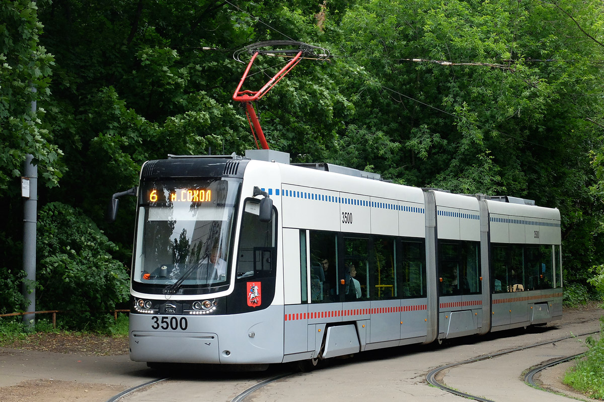 Москва, 71-414 (Pesa Fokstrot) № 3500