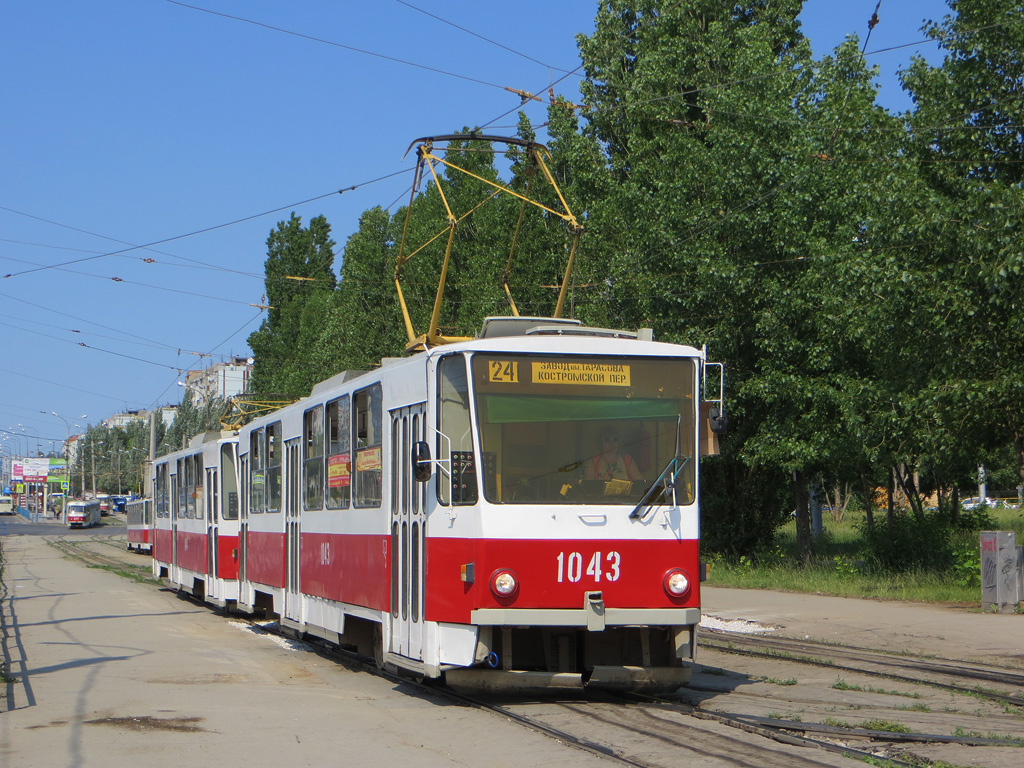 Самара, Tatra T6B5SU № 1043