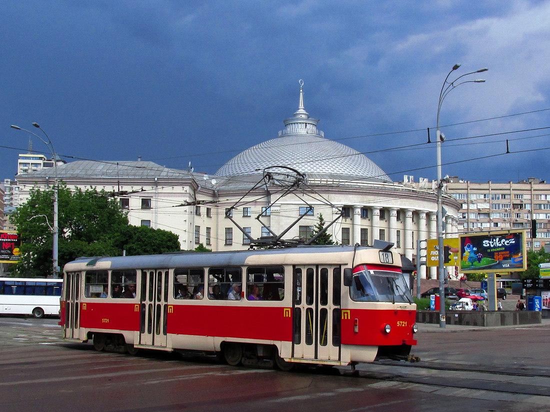 Киев, Tatra T3SU № 5721