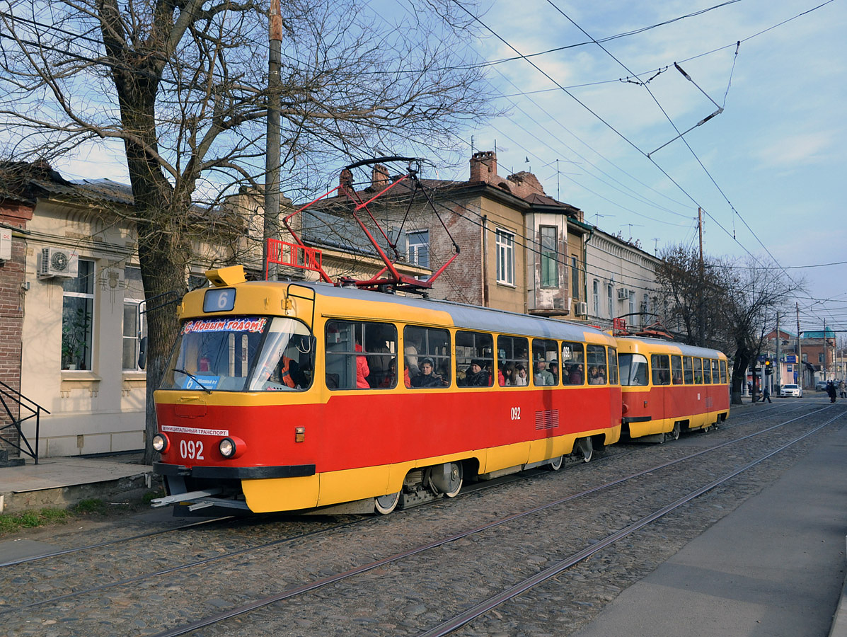 Краснодар, Tatra T3SU № 092