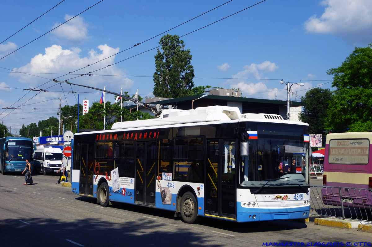 Crimean trolleybus, Bogdan T70110 № 4349