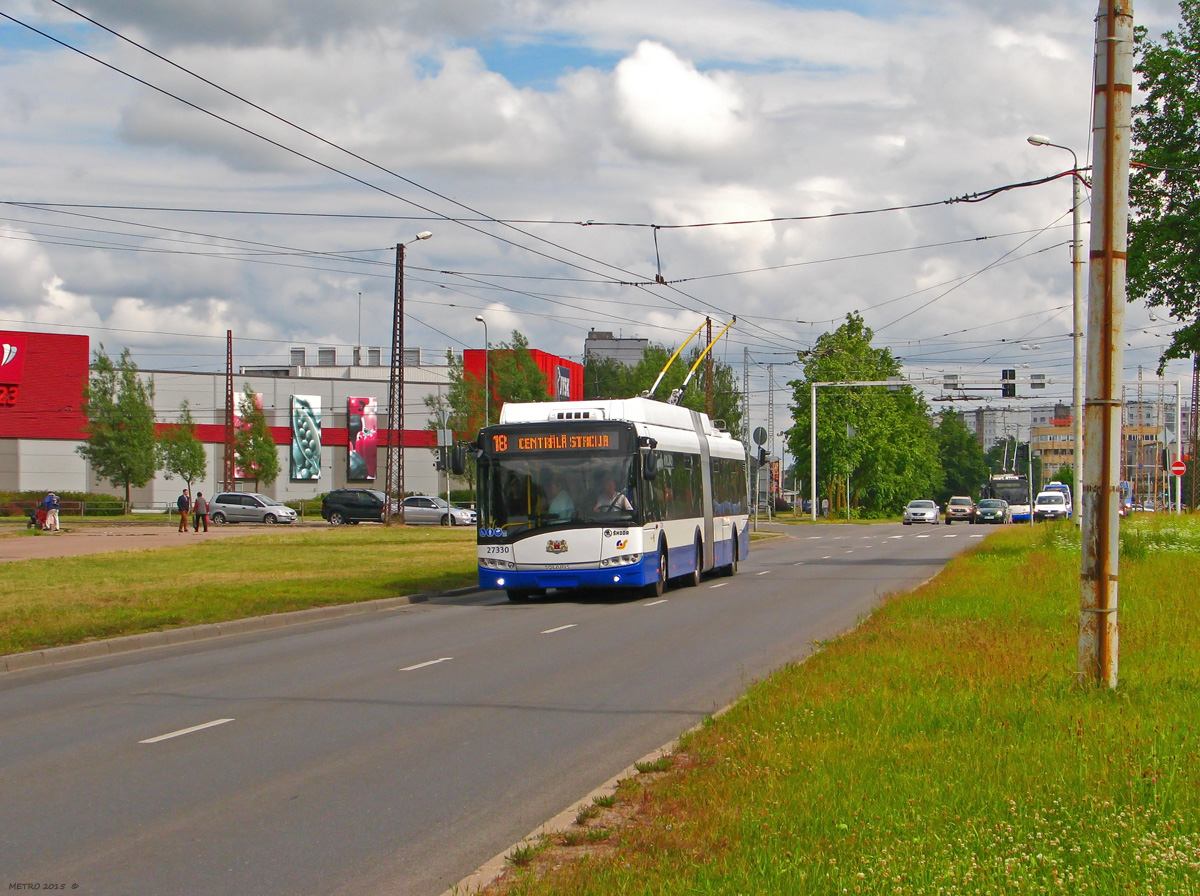 Рига, Škoda 27Tr Solaris III № 27330