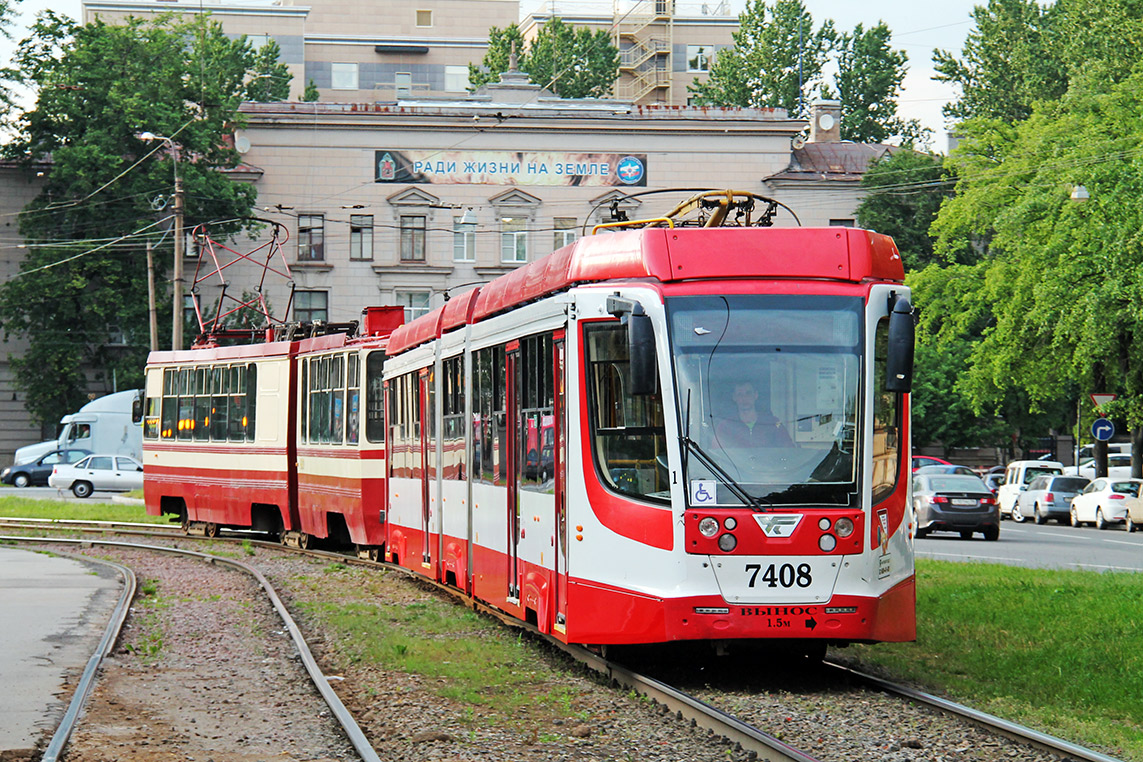 Санкт-Петербург, 71-147К (ЛВС-97К) № 8107; Санкт-Петербург, 71-631-02 № 7408