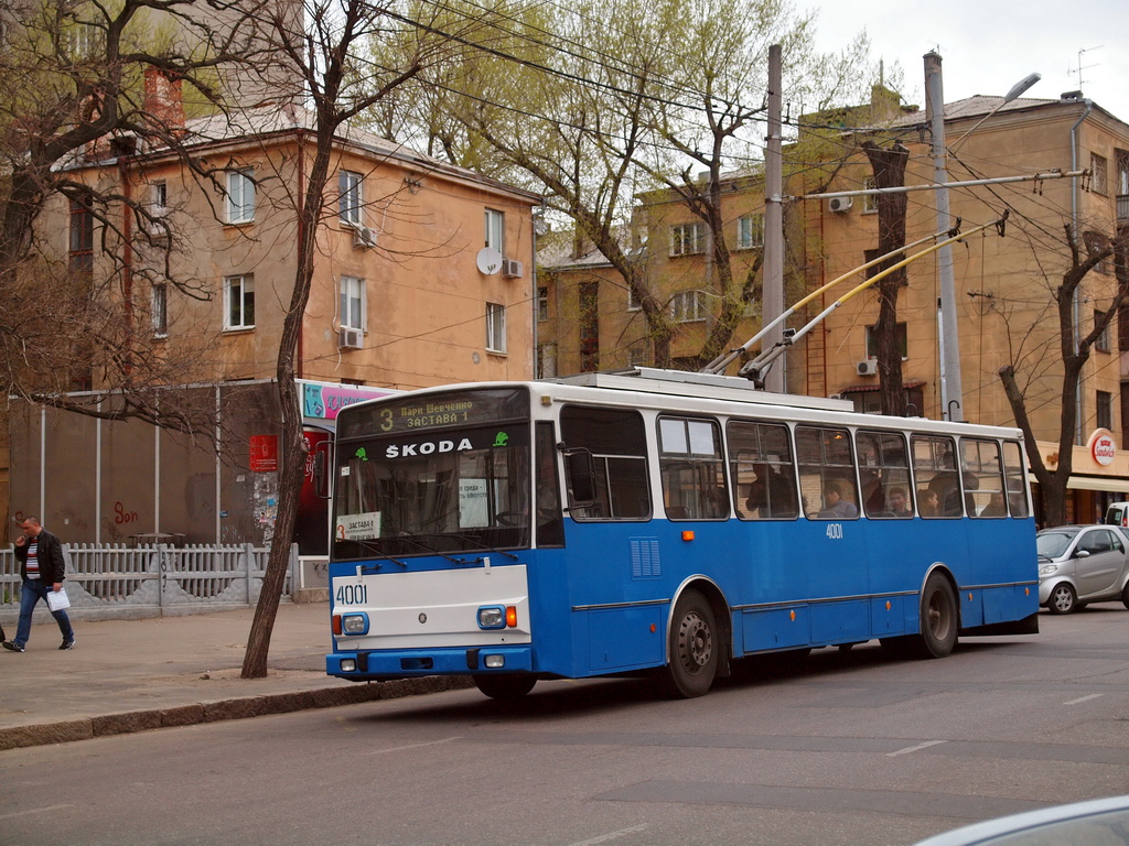 Одесса, Škoda 14Tr17/6M № 4001