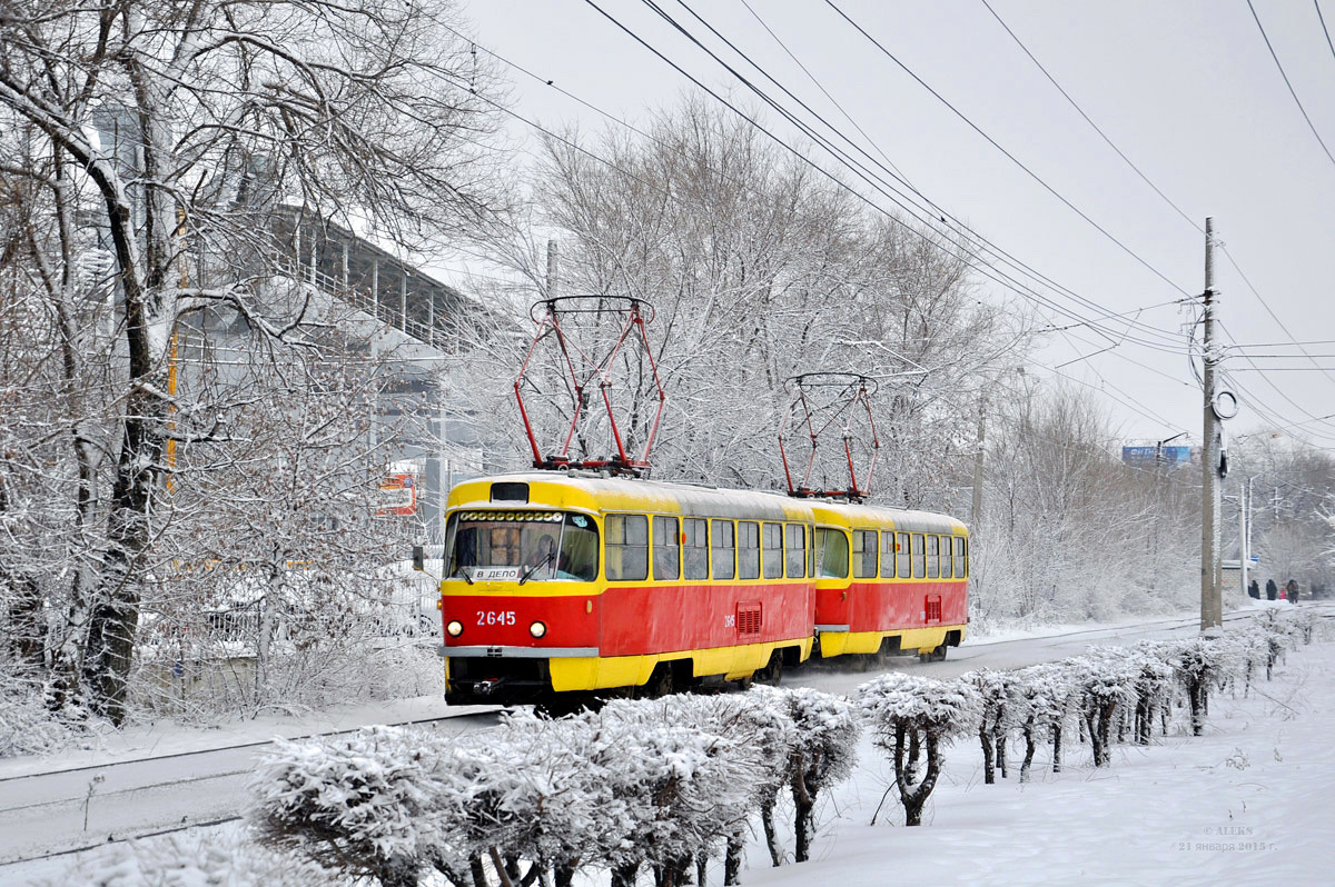 Волгоград, Tatra T3SU (двухдверная) № 2645; Волгоград, Tatra T3SU (двухдверная) № 2660