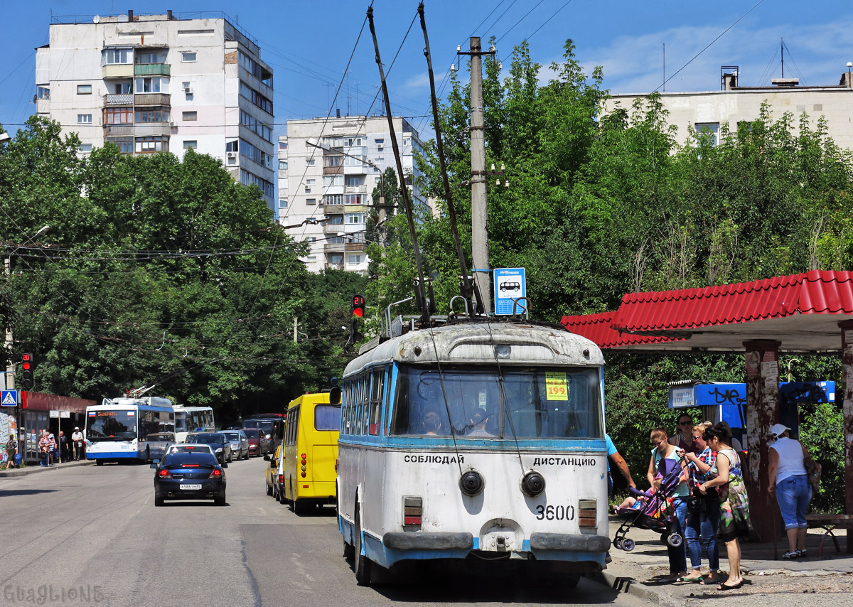 Крымский троллейбус, Škoda 9Tr22 № 3600