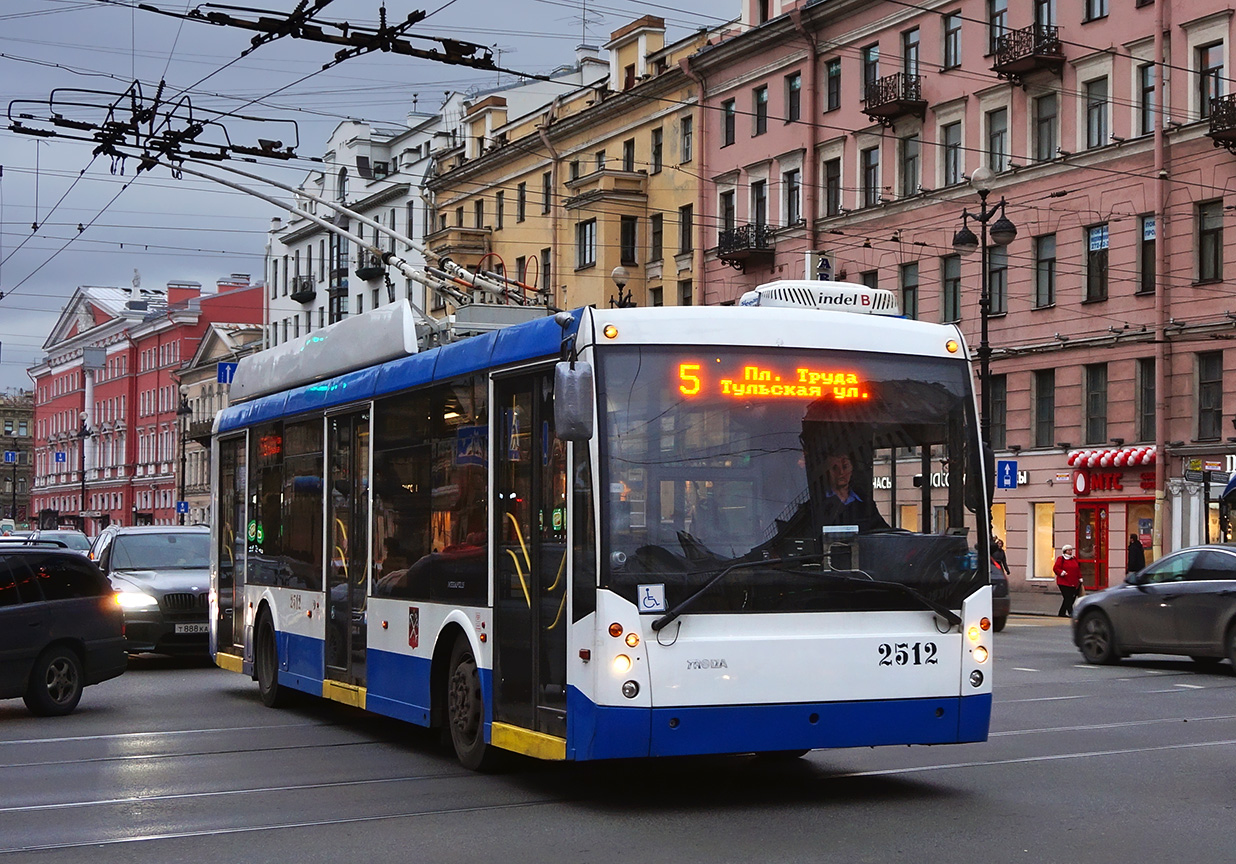 Санкт-Петербург, Тролза-5265.00 «Мегаполис» № 2512