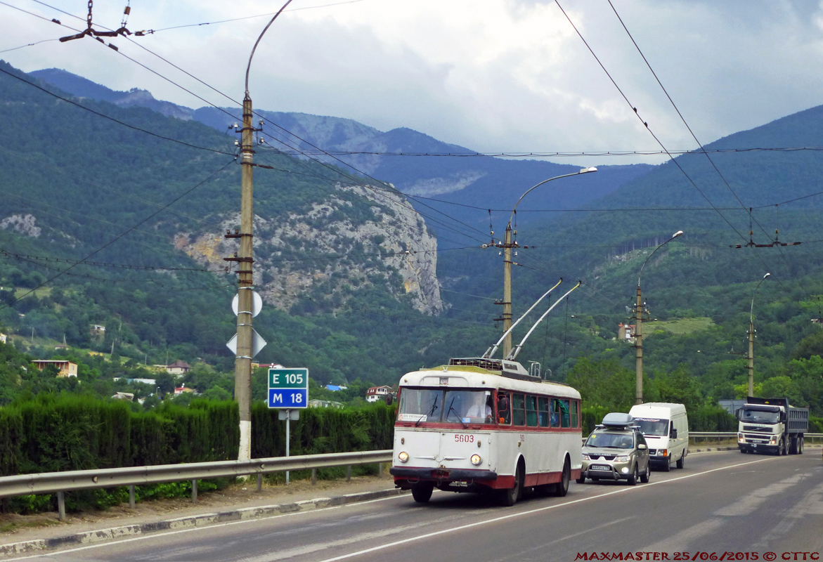 Крымский троллейбус, Škoda 9Tr24 № 5603