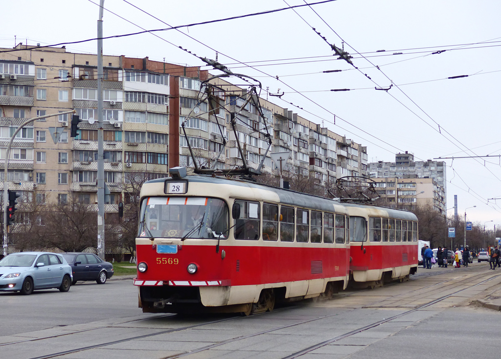 Киев, Tatra T3SU № 5569
