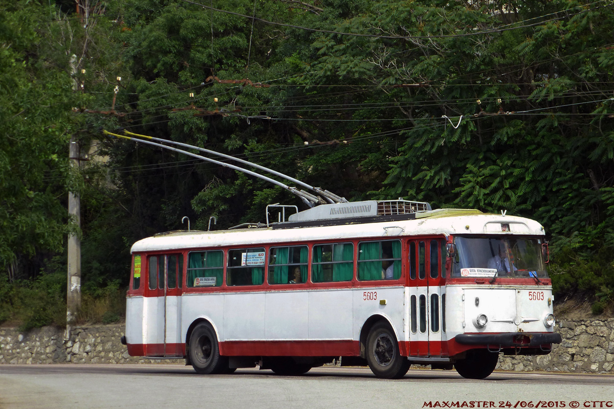 Крымский троллейбус, Škoda 9Tr24 № 5603