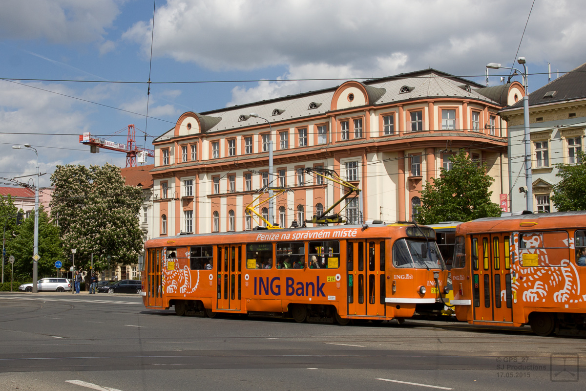 Пльзень, Tatra T3R.P № 218