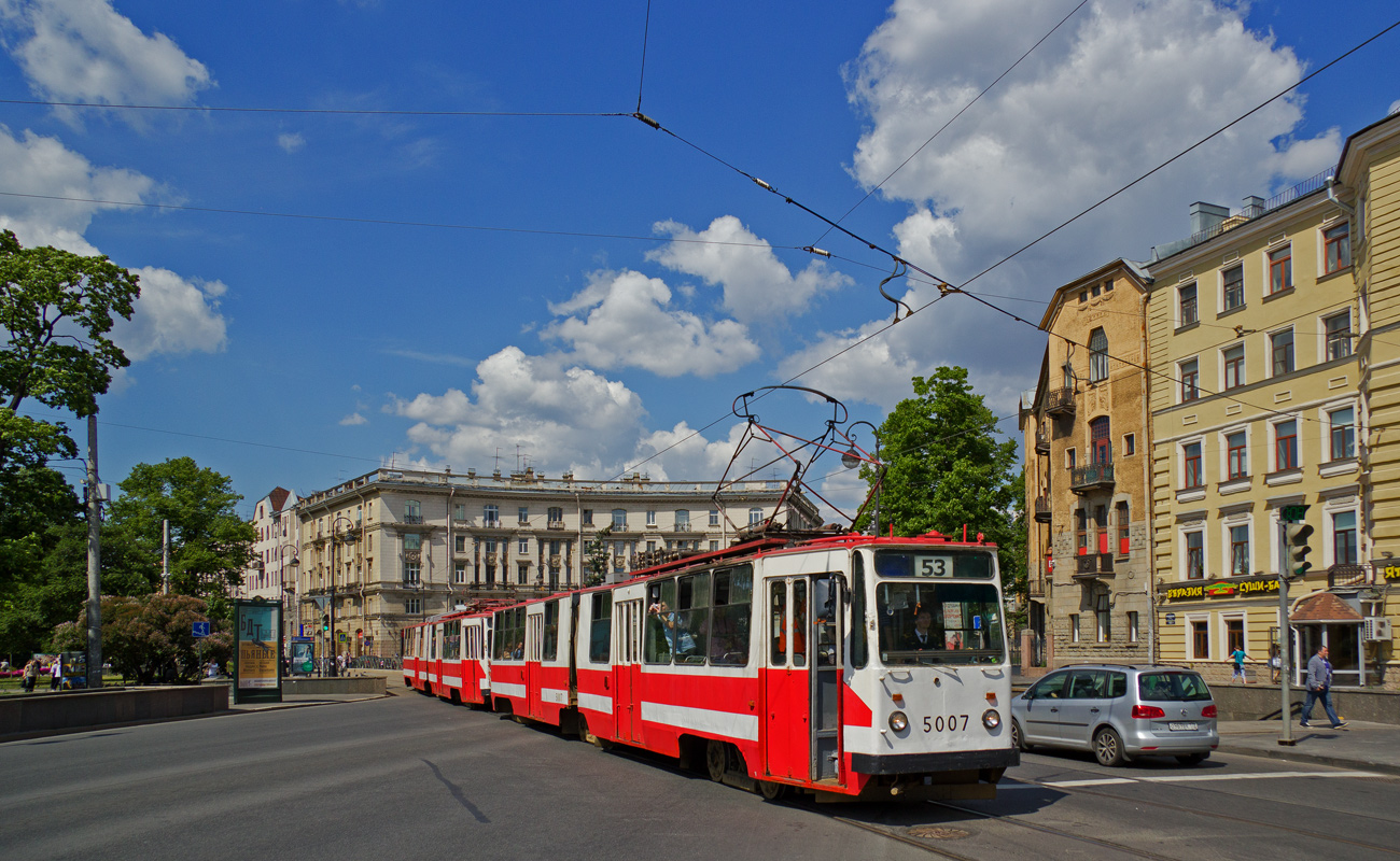 Санкт-Петербург, ЛВС-86К № 5007; Санкт-Петербург — Заказная поездка для волонтёров Ночи Музеев — 2015 на СМЕ ЛВС-86К 5007+5008