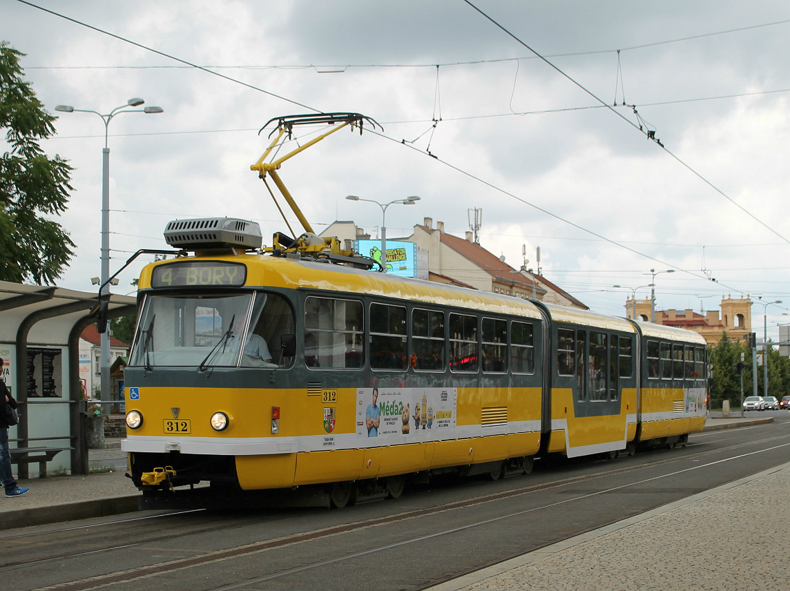 Пльзень, Tatra K3R-NT № 312
