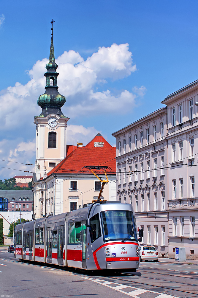Брно, Škoda 13T Elektra № 1916