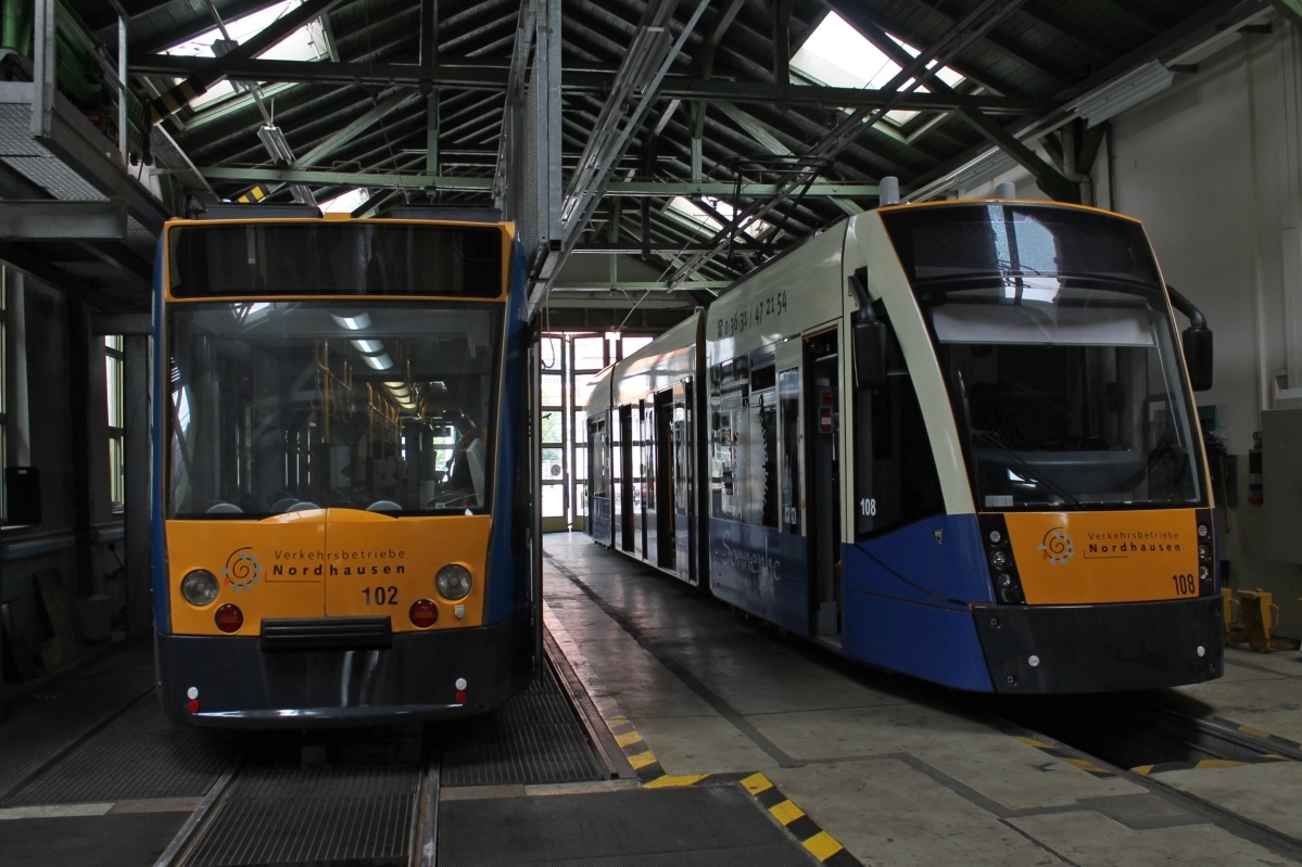 Нордхаузен, Siemens Combino № 102; Нордхаузен, Siemens Combino Classic № 108
