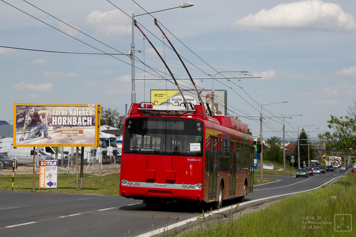 Budapesta, Solaris Trollino III 12 Škoda Nr. P0 919 B; Plzeň — Brand new trolleybuses from the Škoda factory