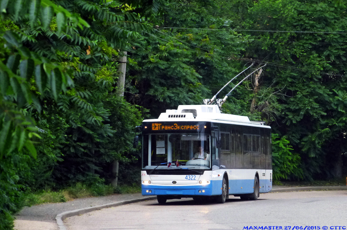 Крымский троллейбус, Богдан Т70110 № 4322
