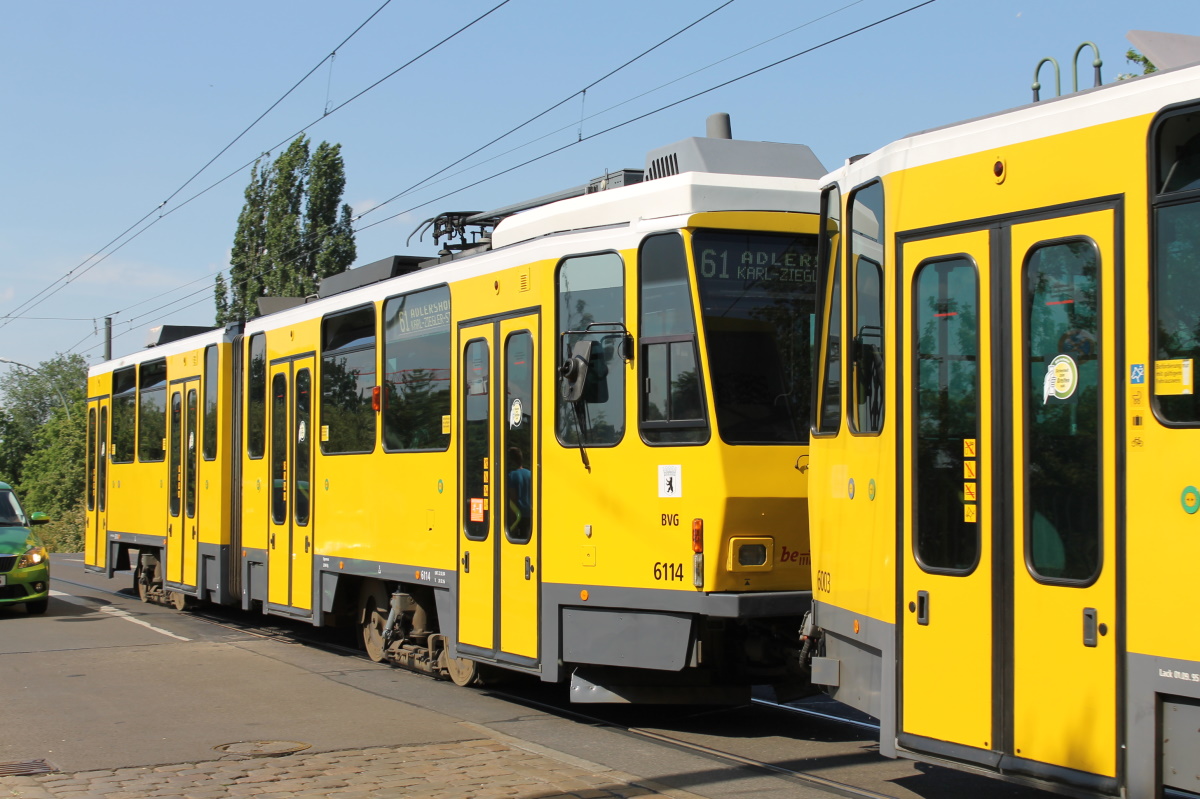 Берлин, Tatra KT4DM № 6114