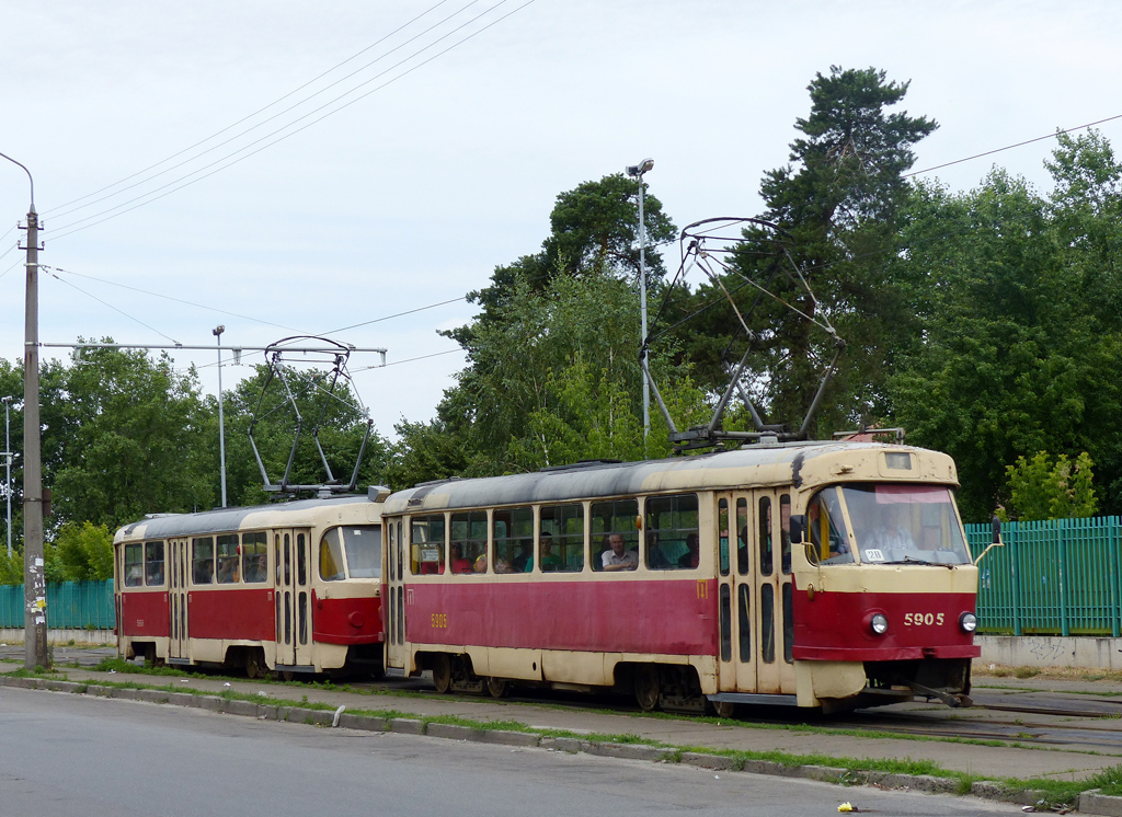 Киев, Tatra T3SU (двухдверная) № 5905