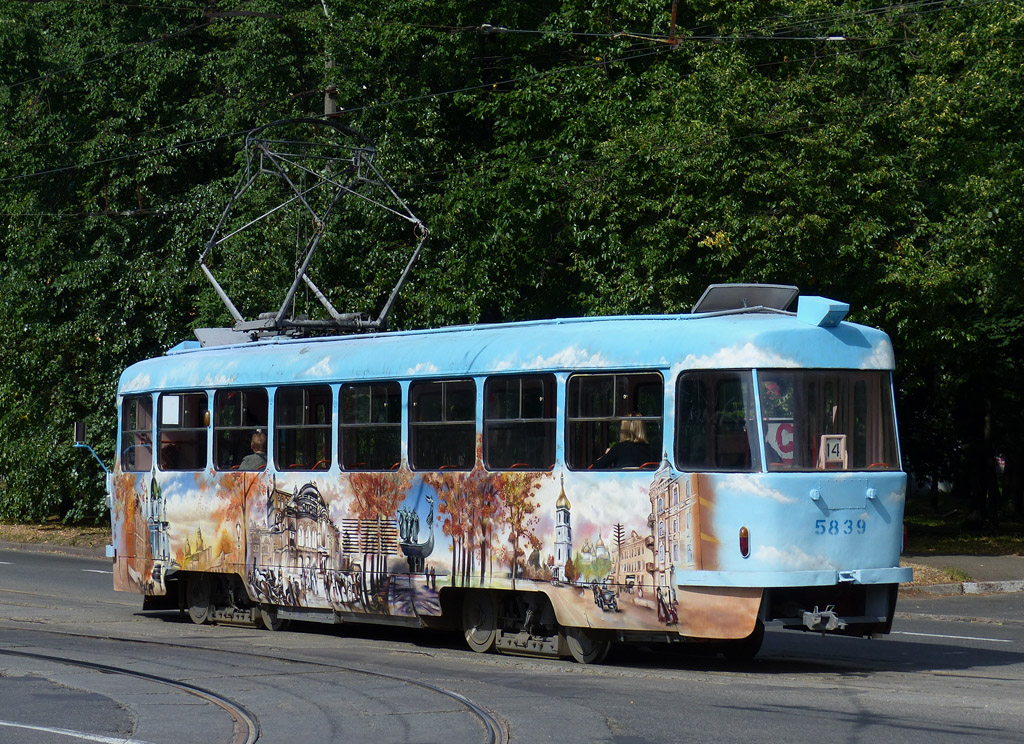 Киев, Tatra T3SU № 5839