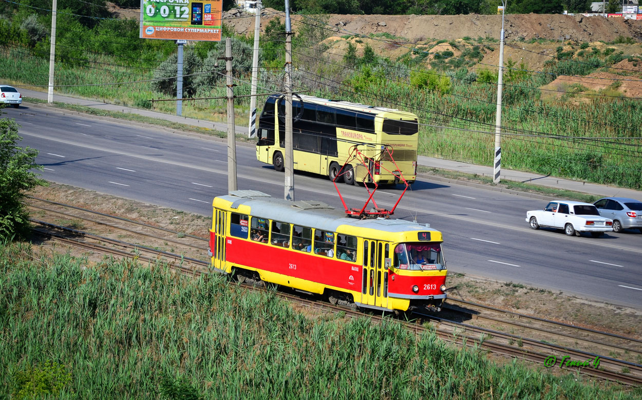 Волгоград, Tatra T3SU (двухдверная) № 2613