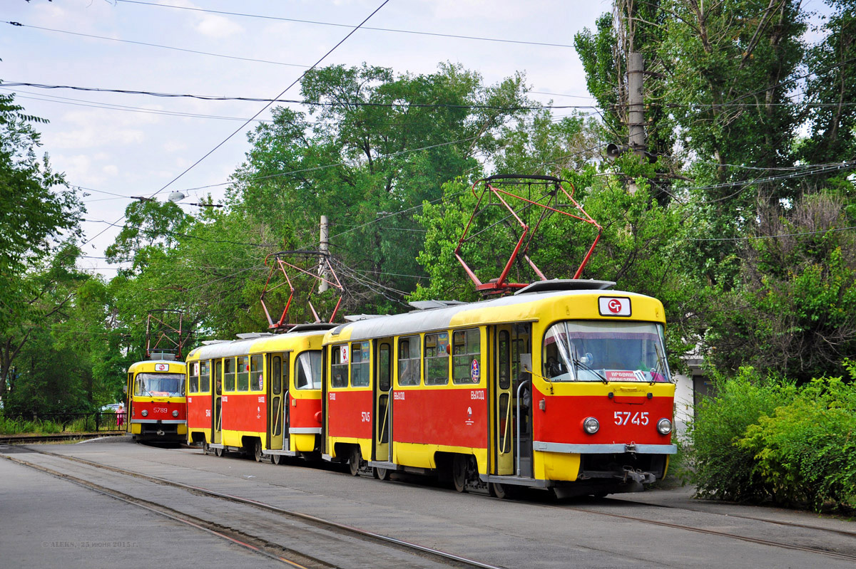 Волгоград, Tatra T3SU № 5745; Волгоград, Tatra T3SU № 5746