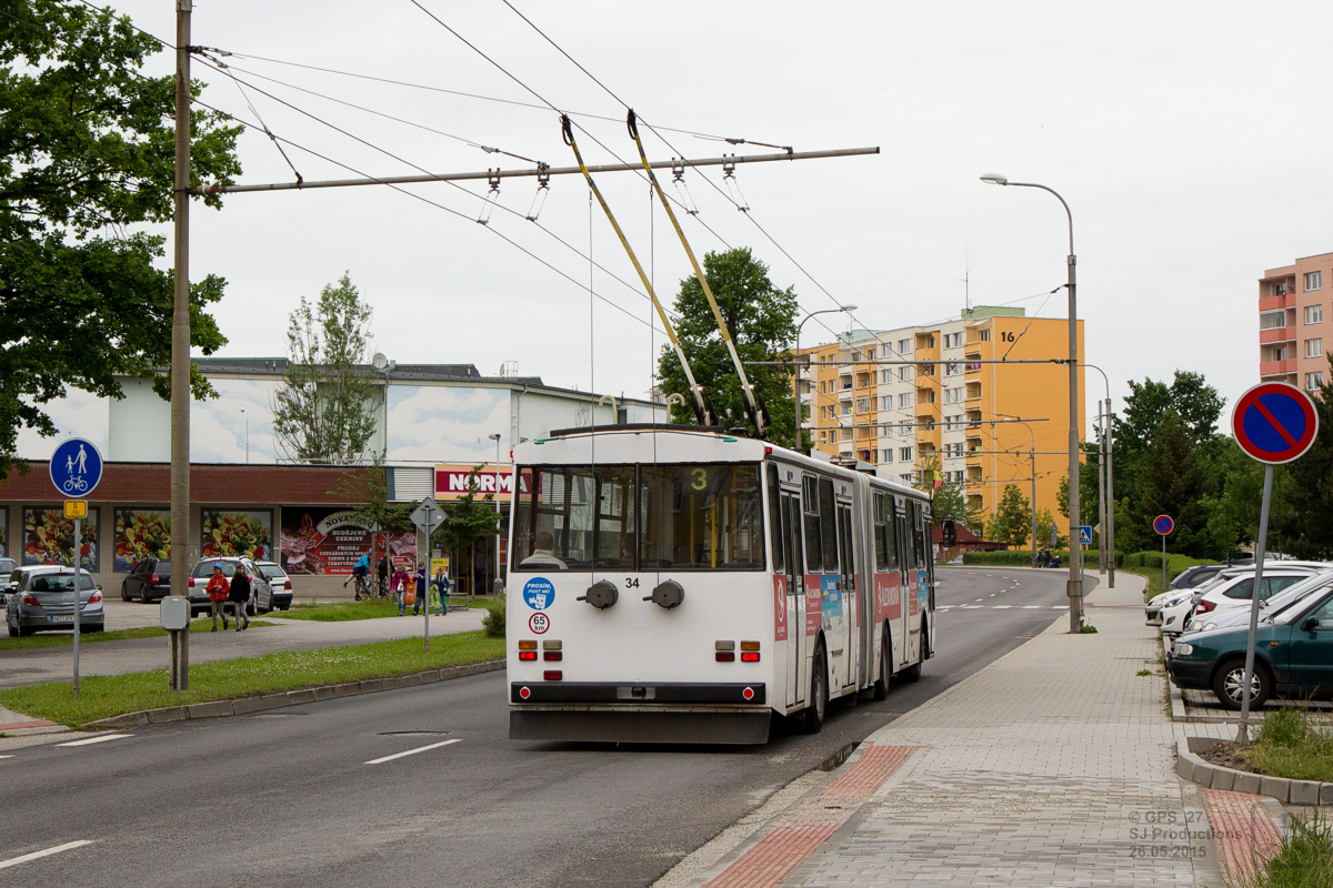 Ческе-Будеёвице, Škoda 15TrM № 34