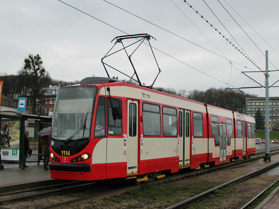 Gdańsk, Duewag N8C-MF 01 # 1114