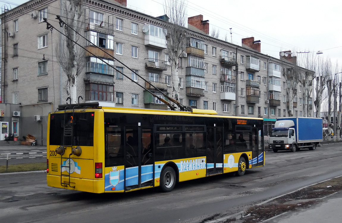 Кременчуг, ЛАЗ E183D1 № 200