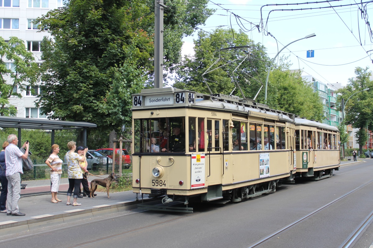 Берлин, BVG T 24/49 № 5984; Берлин — Празднование 150-летия трамвая