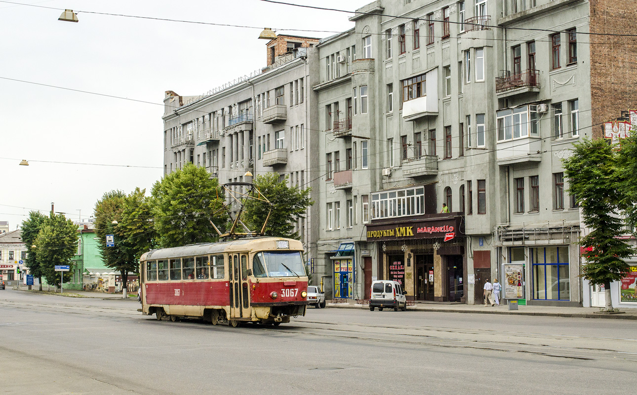 Харьков, Tatra T3SU (двухдверная) № 3067