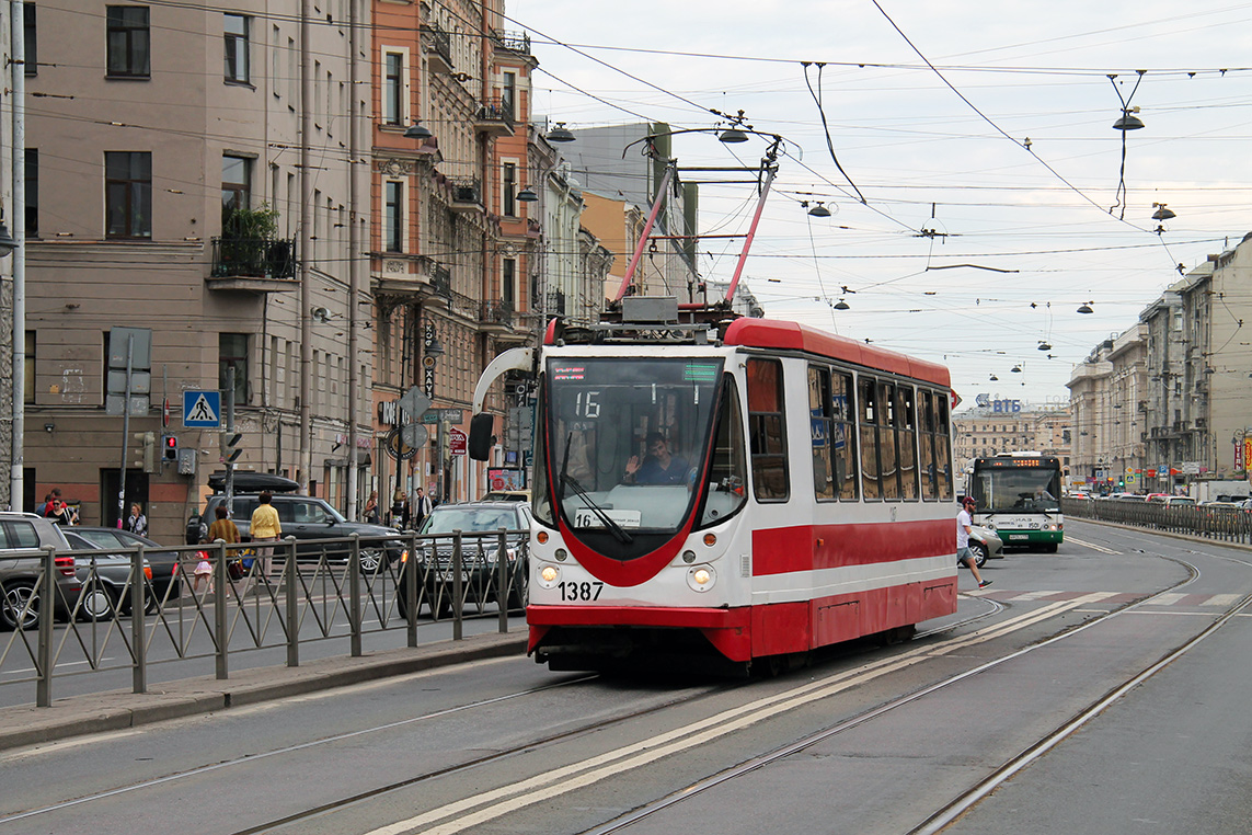 Санкт-Петербург, 71-134А (ЛМ-99АВН) № 1387 Санкт-Петербург, 71-134А (ЛМ-99АВН) № 1387