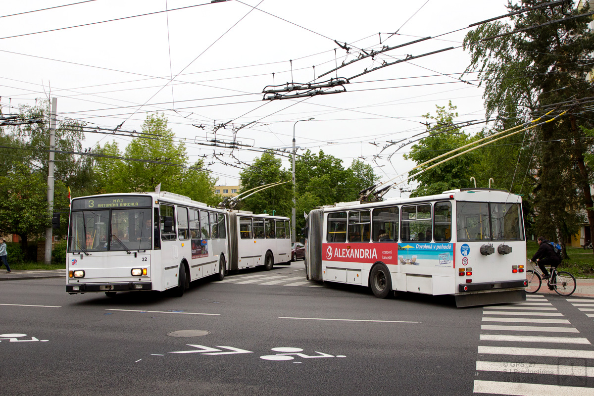 Ческе-Будеёвице, Škoda 15TrM № 32; Ческе-Будеёвице, Škoda 15TrM № 34