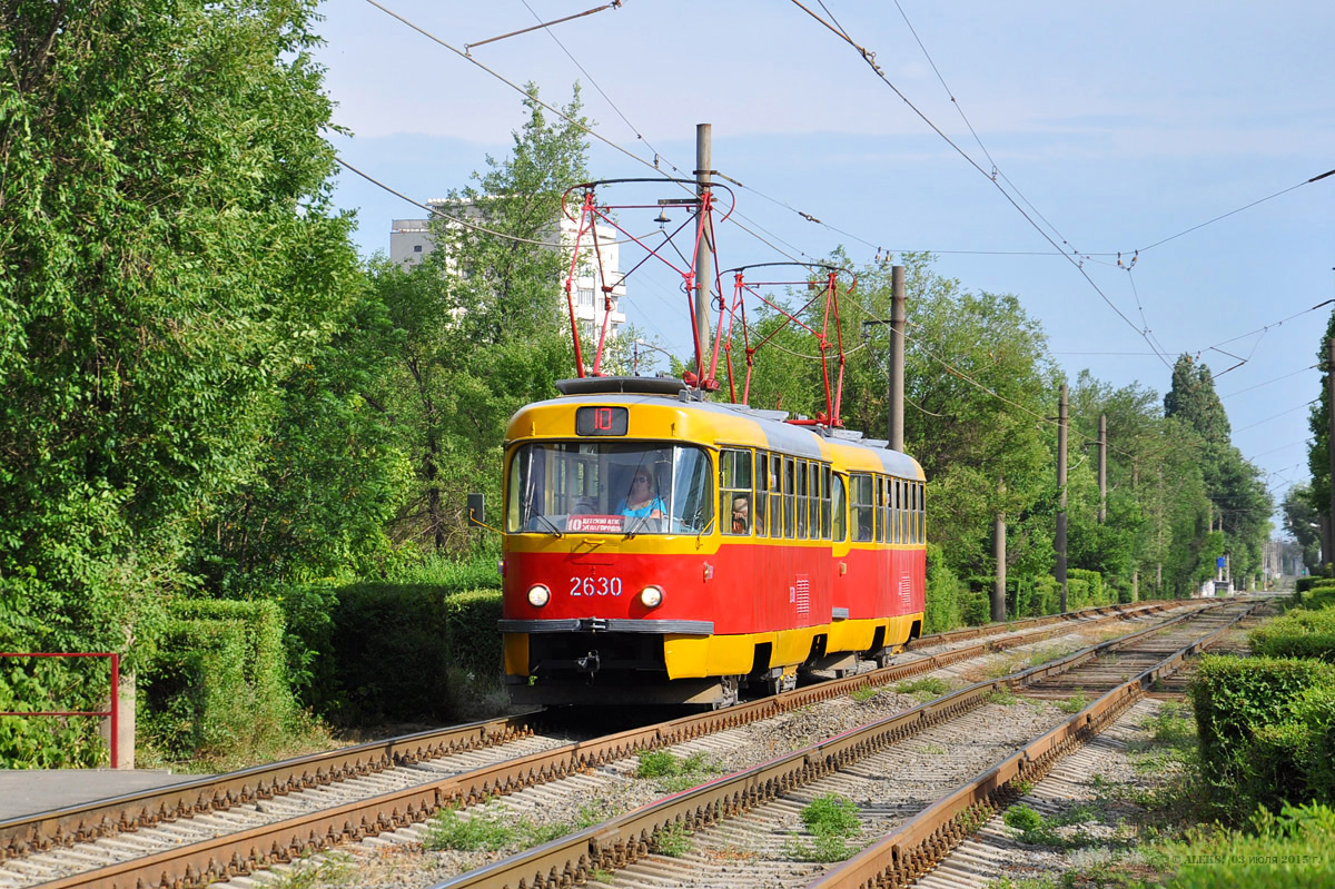 Волгоград, Tatra T3SU (двухдверная) № 2630; Волгоград, Tatra T3SU (двухдверная) № 2629