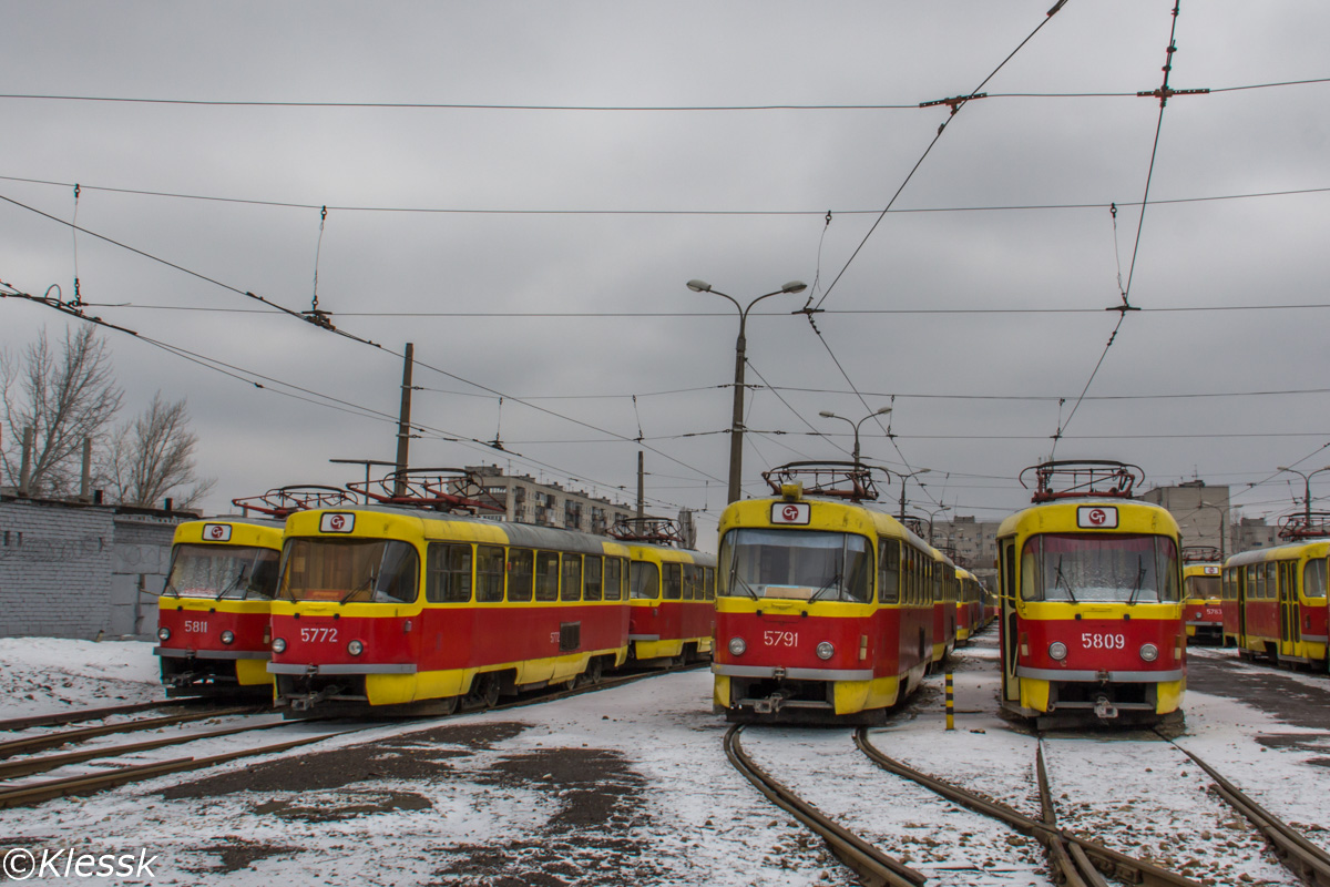 Volgográd, Tatra T3SU — 5772; Volgográd, Tatra T3SU — 5791; Volgográd, Tatra T3SU — 5809