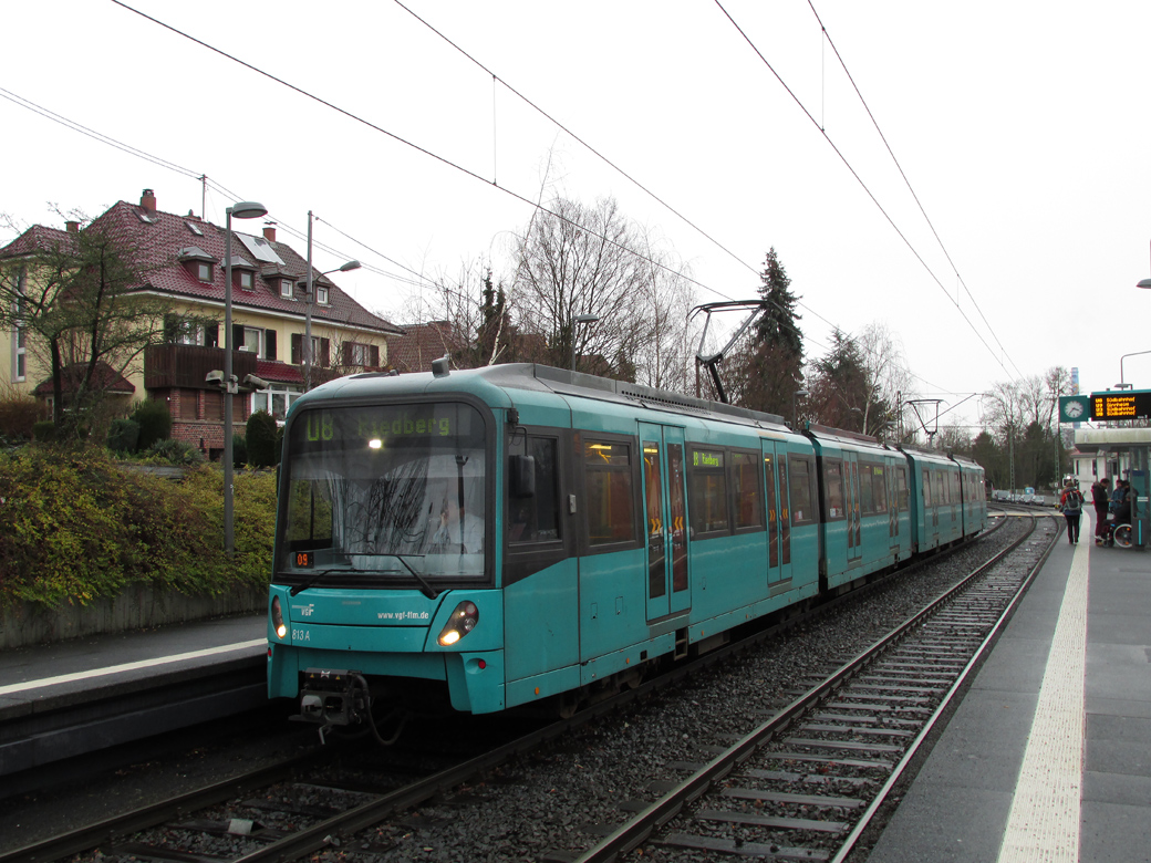 Francfort-sur-le-Main, Bombardier Flexity Swift U5-50 N°. 813