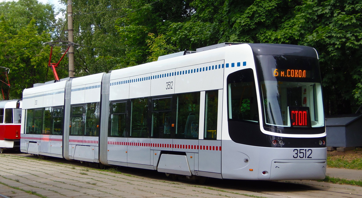 Москва, 71-414 (Pesa Fokstrot) № 3512