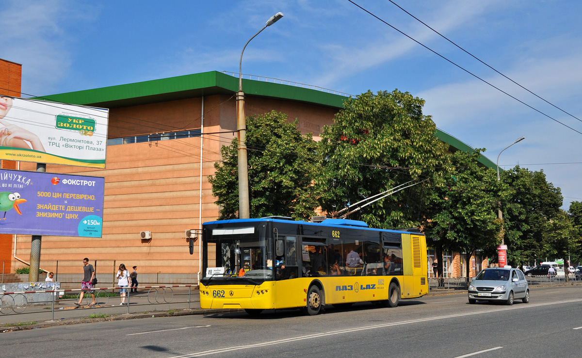 Кривой Рог, LAZ E183D1 № 662