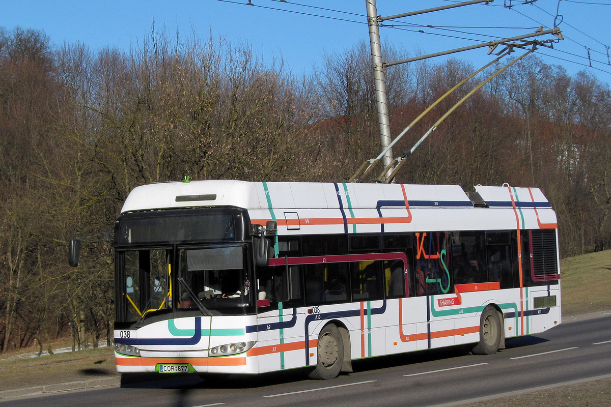 Каунас, Solaris Trollino III 12 AC № 038